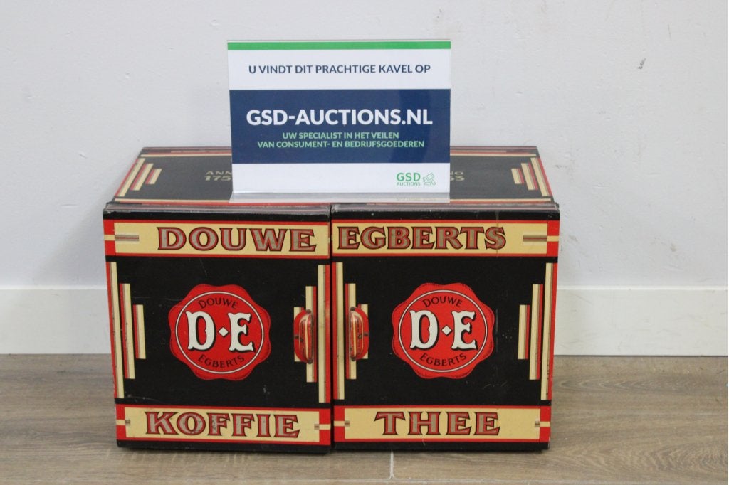 Vintage Douwe Egberts Koffie en Thee blikken, Antiek en Kunst, Ophalen of Verzenden