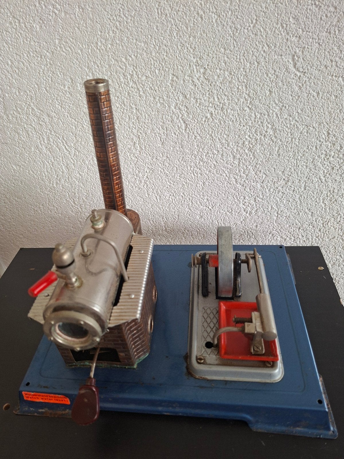 Antieke Stoommachine met Afmeting 26 x 20 cm, Ophalen of Verzenden, Gebruikt, Groter dan 1:32