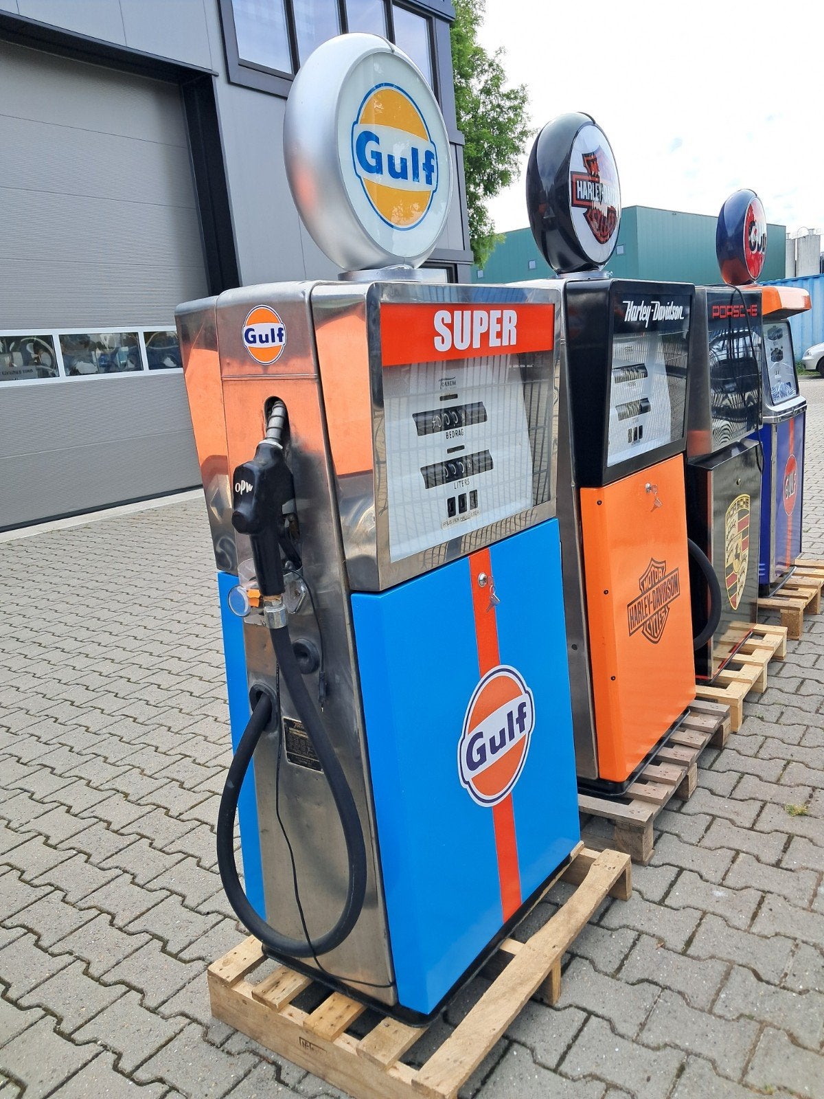 oude Tokheim model 452 benzinepomp uit jaren 50e 60e Gulf, Ophalen, Eu, Gebruikt, Eu