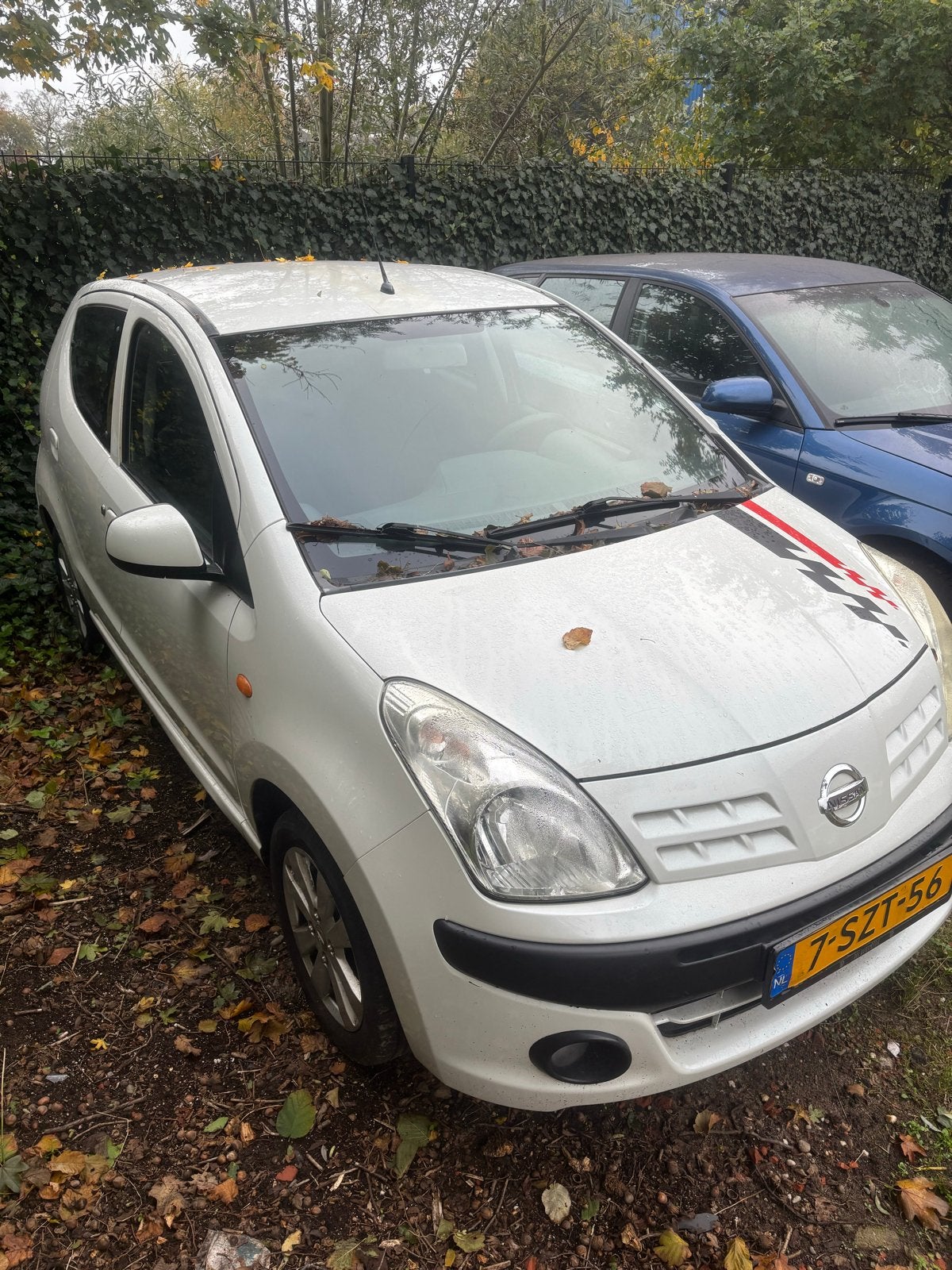 Nissan Pixo 1.0 50KW 5D 2013 Wit, Auto's, Voorwielaandrijving, 200 kg, 4 stoelen, Origineel Nederlands