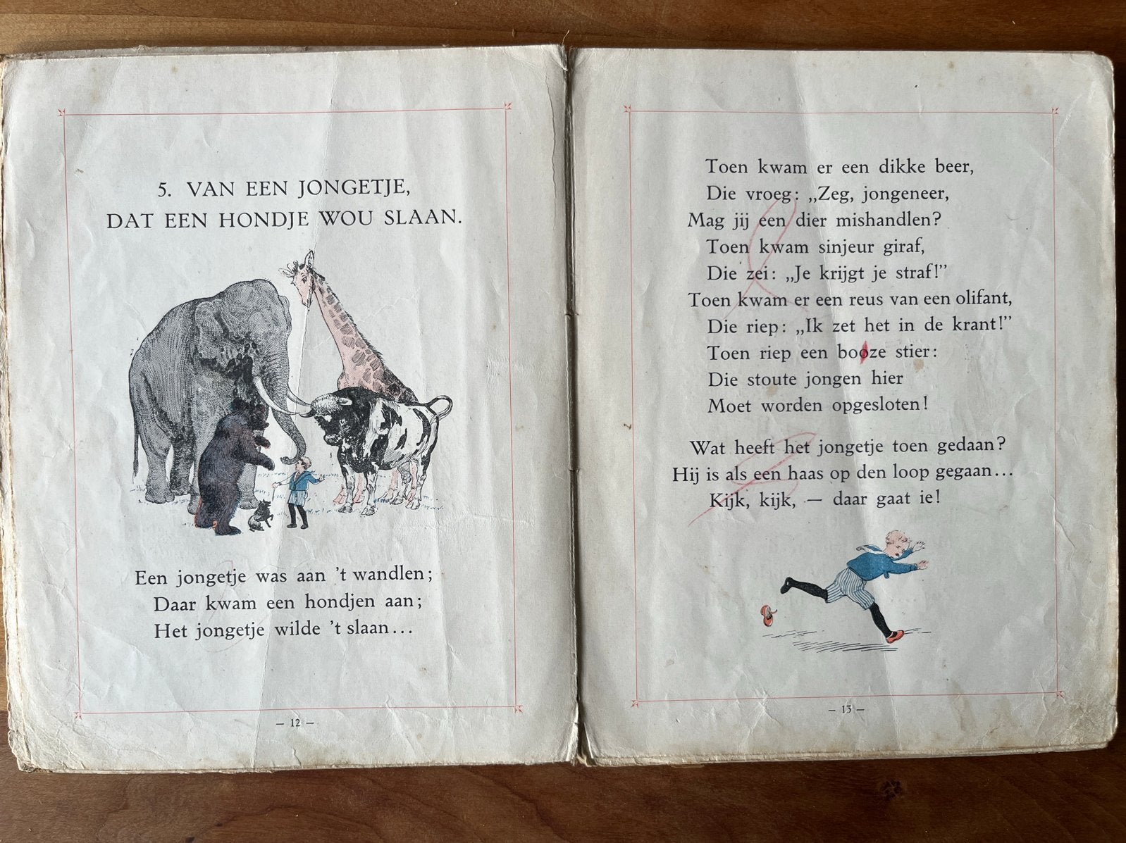 Keurige Versjes en Kleurige Prentjes - S. Abramsz (1921), Ophalen of Verzenden