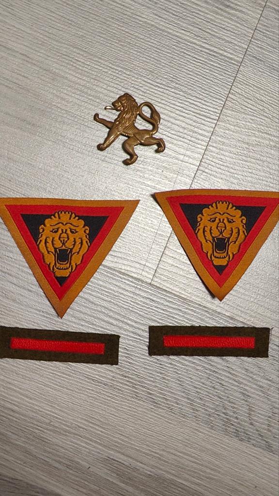 Brigade Piron wo2 Britse insignia, Verzenden, Landmacht, Engeland, Embleem of Badge