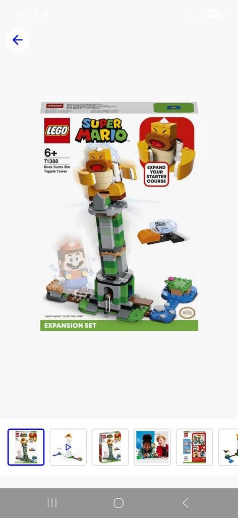 Lego Super Mario Uitbreidingsset 71388 - Compleet, Kinderen en Baby's, Speelgoed | Duplo en Lego, Ophalen, Overige thema's, Lego
