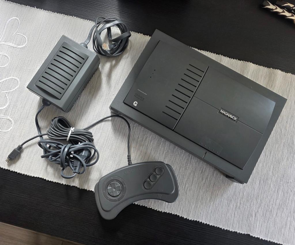 Vintage! Magnavox CD-i 450 gameconsole set met controller, Ophalen of Verzenden, Gebruikt
