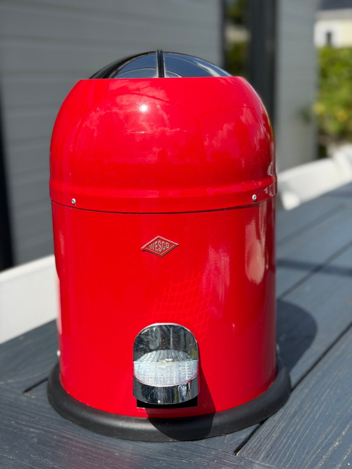 WESCO Prullenbak, Gebruikt, Ophalen of Verzenden, Minder dan 10 liter, Rvs