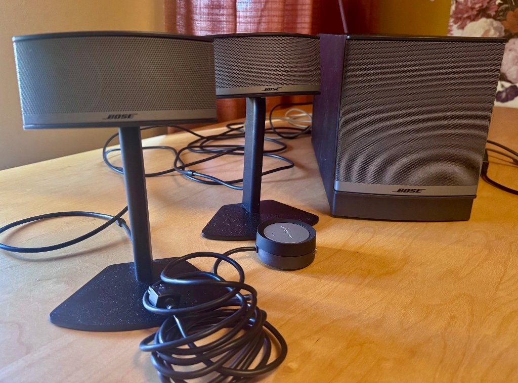 Bose Companion 5 multi speaker system, 150 watt of meer, Gebruikt, AUX-ingang, Speakerset