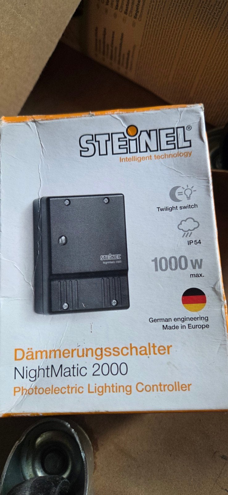 Steinel NightMatic 2000 Schemerschakelaar IP54 1000W, Ophalen of Verzenden