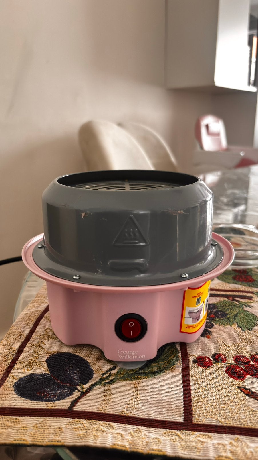 George Wilkinson Candyfloss Maker - Slechts 1x gebruikt!, Ophalen of Verzenden, Nieuw, Elektrisch, Fondueset