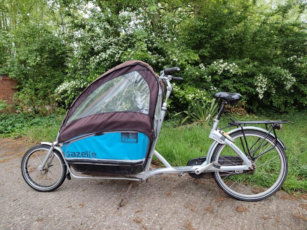 Bakfiets Gazelle cabby, Ophalen, Gebruikt, Gazelle