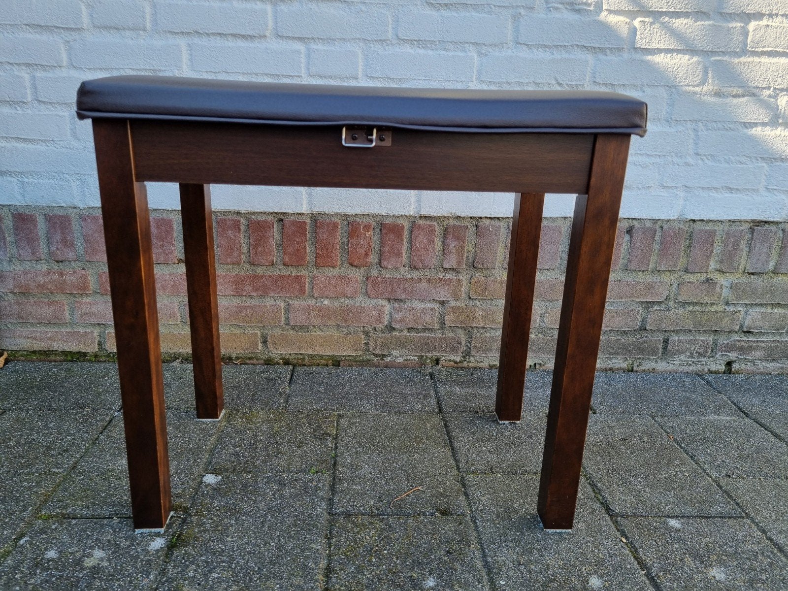 Orgelkruk met opbergvak, Muziek en Instrumenten, Piano's, Ophalen, Gebruikt, Bruin, Overige typen
