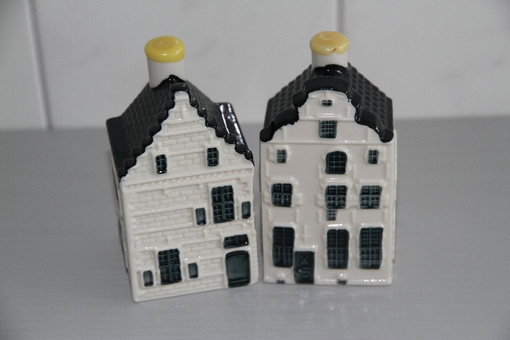 KLM huisjes -Limburg- nummers 82-84, Verzamelen, Ophalen of Verzenden, Zo goed als nieuw, 81 t/m 91, Gevuld