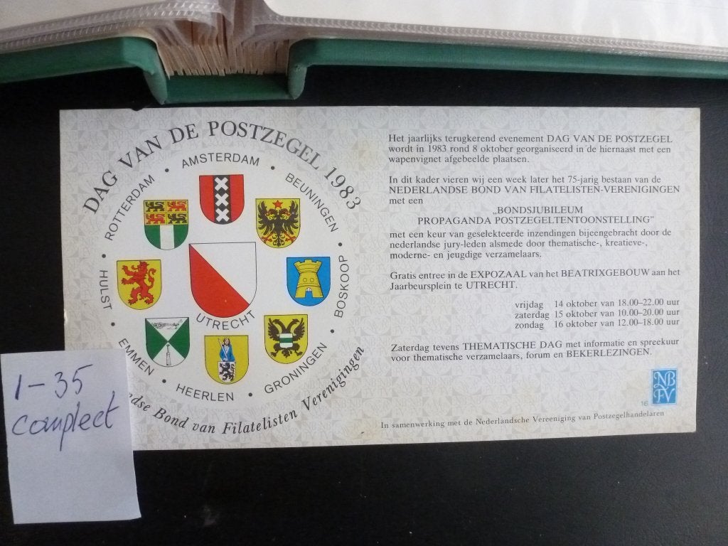 Nederland. Dag van de postzegel., Verzenden, Gestempeld