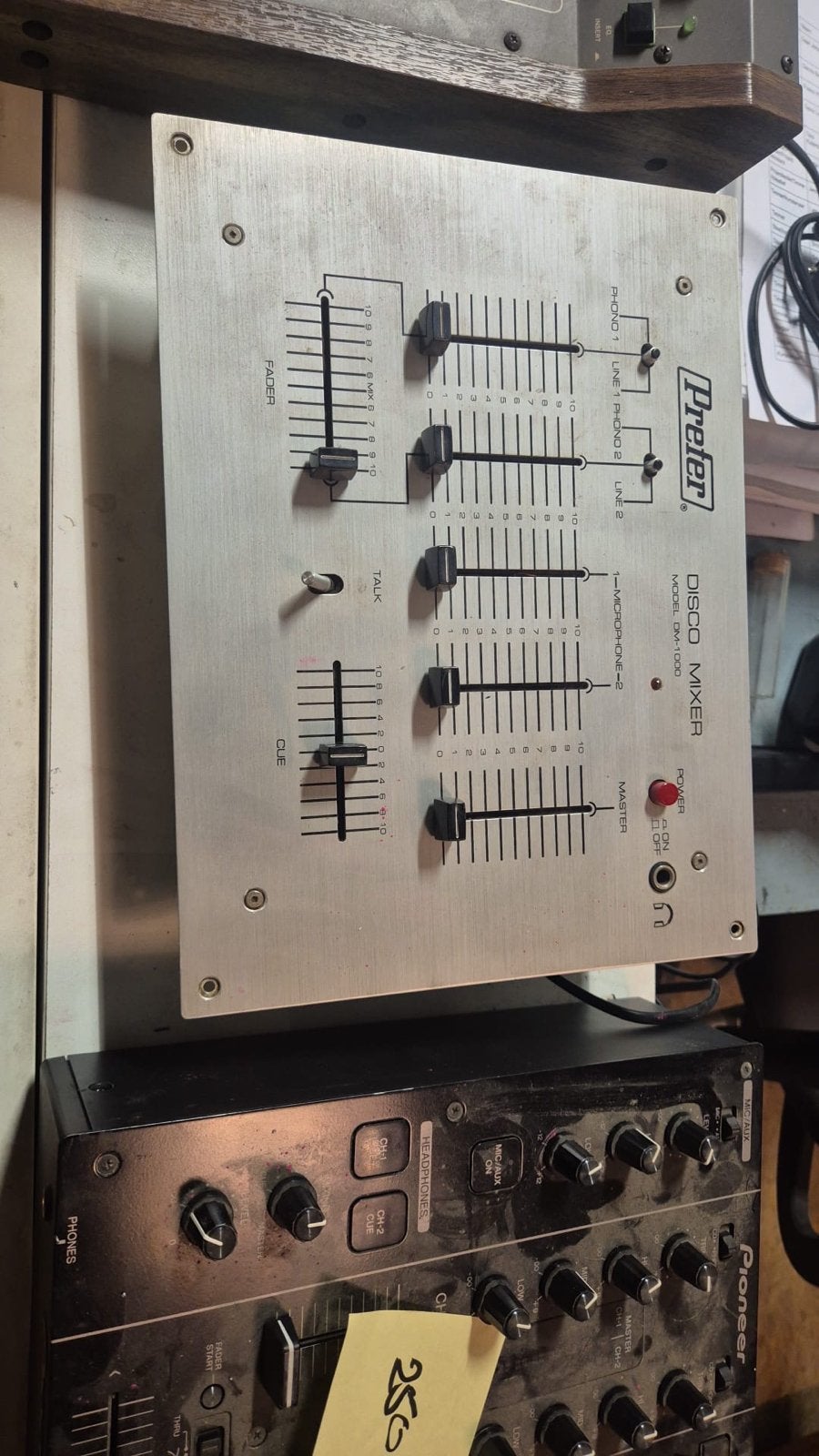 Preter DM-1000 Disco Mixer - Vintage DJ Mixer, Ophalen, Gebruikt, Dj-set, Overige merken
