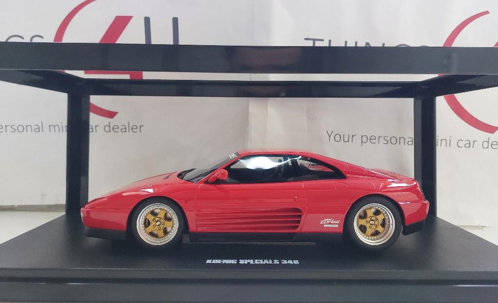 GT Spirit 1:18 Ferrari 348 Koenig Specials 1994 rood niew, Hobby en Vrije tijd, Modelauto's | 1:18, Ophalen of Verzenden, Nieuw