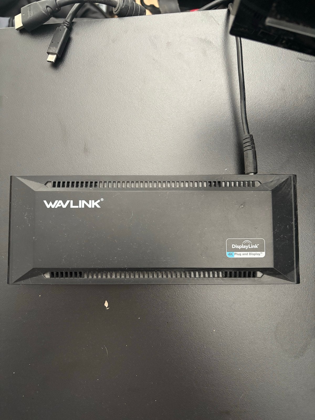 WAVLINK USB-C Dual 4K Universal Docking Station DisplayLink, Ophalen of Verzenden, Zo goed als nieuw, Docking station, Laptop