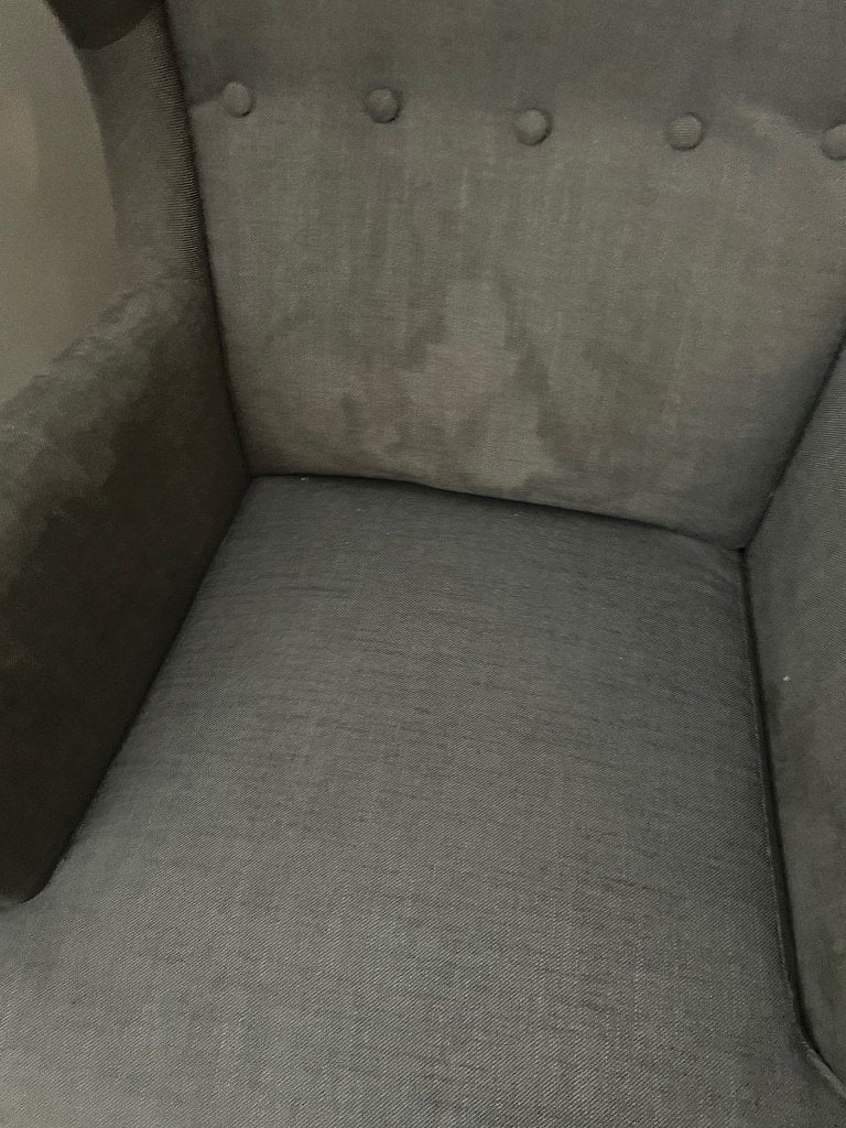 Fauteuil grijs Ikea, Ophalen, Gebruikt, 75 tot 100 cm, Stof