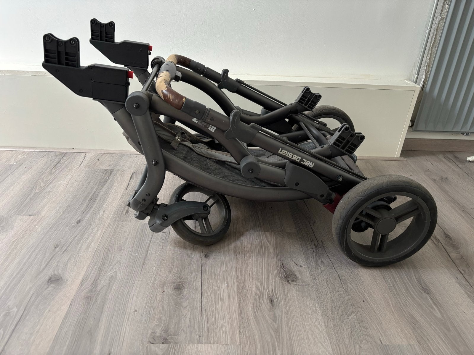 ABC Design Zoom Duowagen - Ideaal voor tweelingen/broers/zus, Gebruikt, Duowagen, Combiwagen, Ophalen