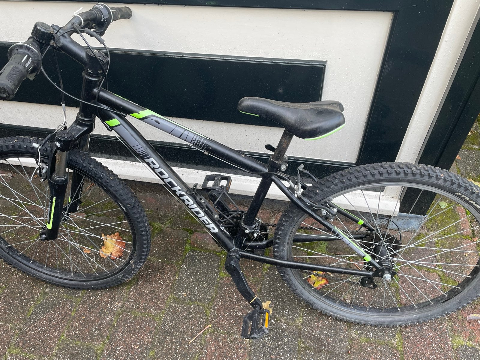 Rockrider Mountainbike - Zwart/Groen, Gebruikt