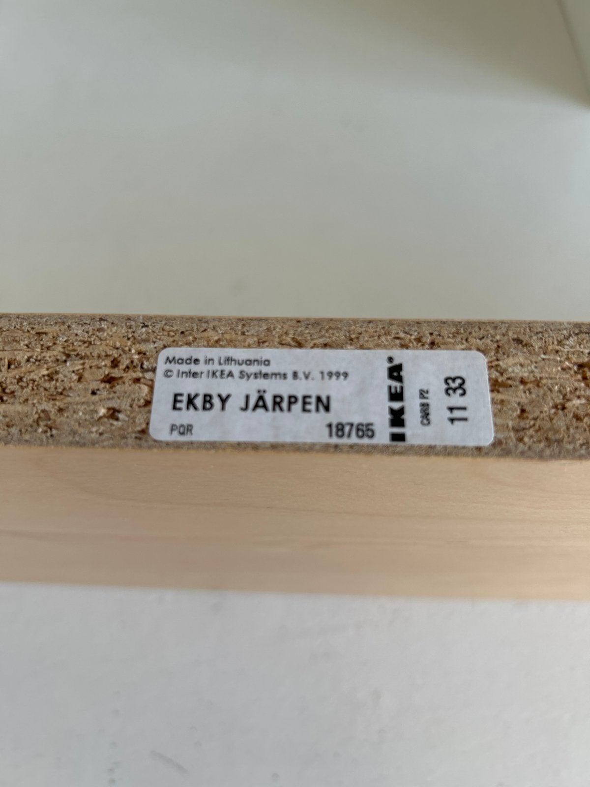 IKEA EKBY JÄRPEN plank, als nieuw, Ophalen, Zo goed als nieuw
