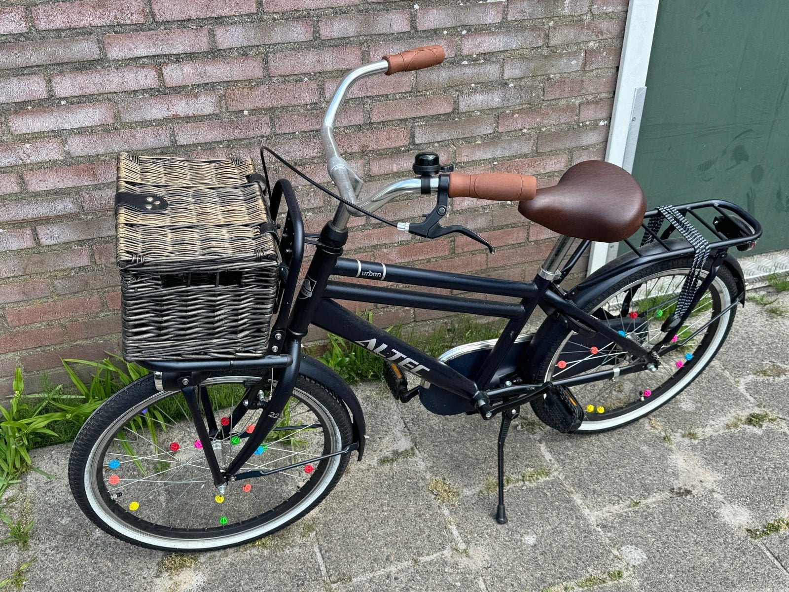Altec Urban Kinderfiets met mand, Fietsen en Brommers, Fietsen | Meisjes, Ophalen, Gebruikt, 24 inch, Handrem