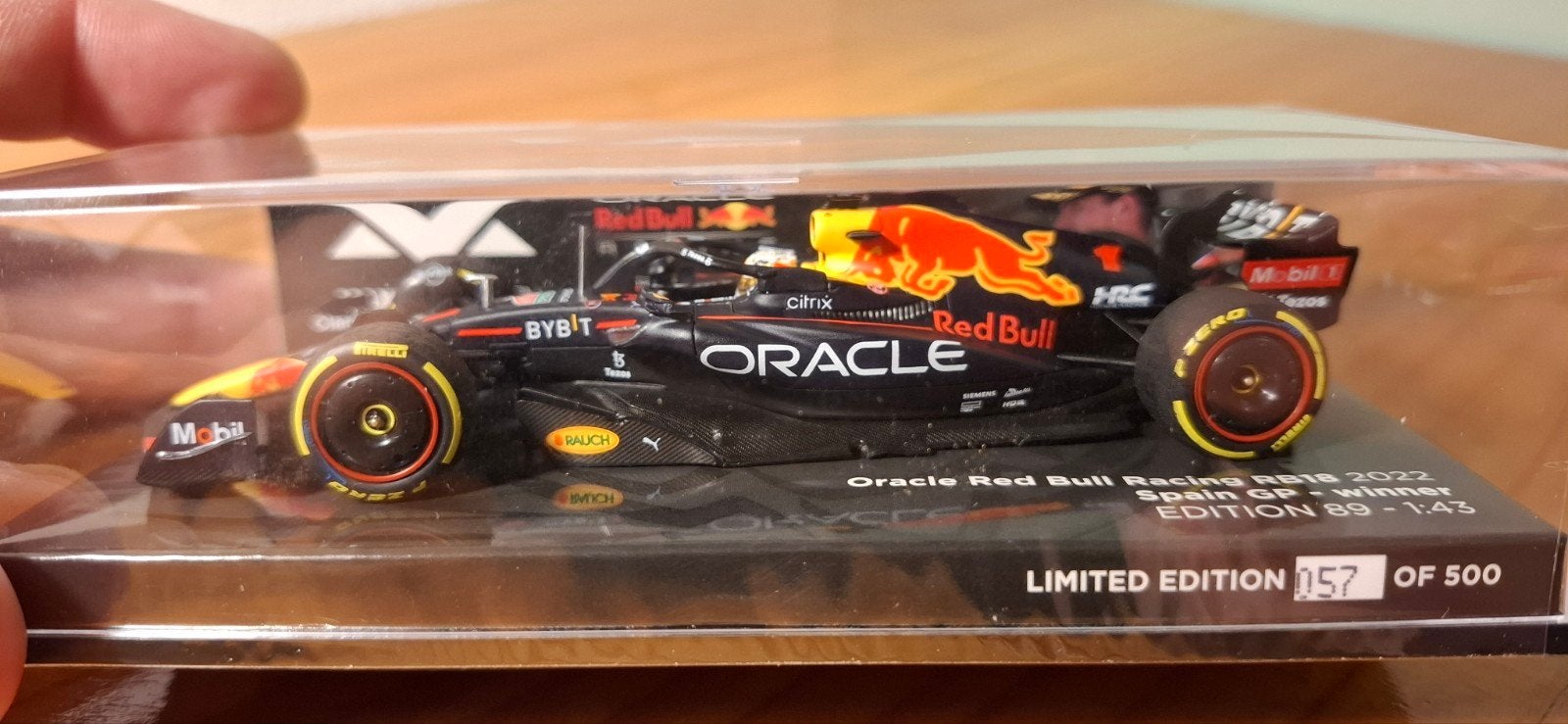 Max Verstappen schaalmodel Spain GP 2022 RB18, Ophalen of Verzenden, Nieuw, Formule 1