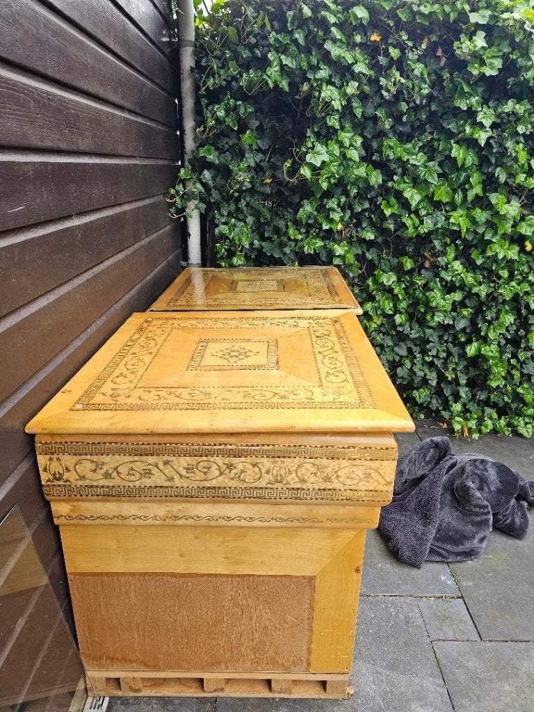 side table, Ophalen, Gebruikt, 50 tot 100 cm, Eikenhout