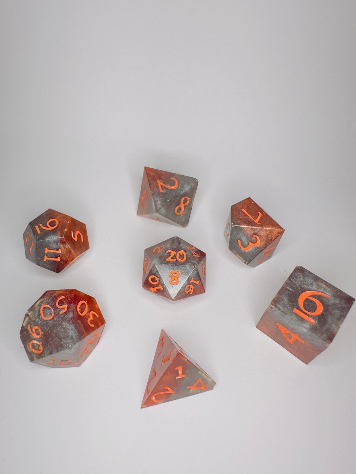 Handgemaakte D&D dobbelstenen set (12 stuks), Een of twee spelers, Ophalen of Verzenden, Nieuw