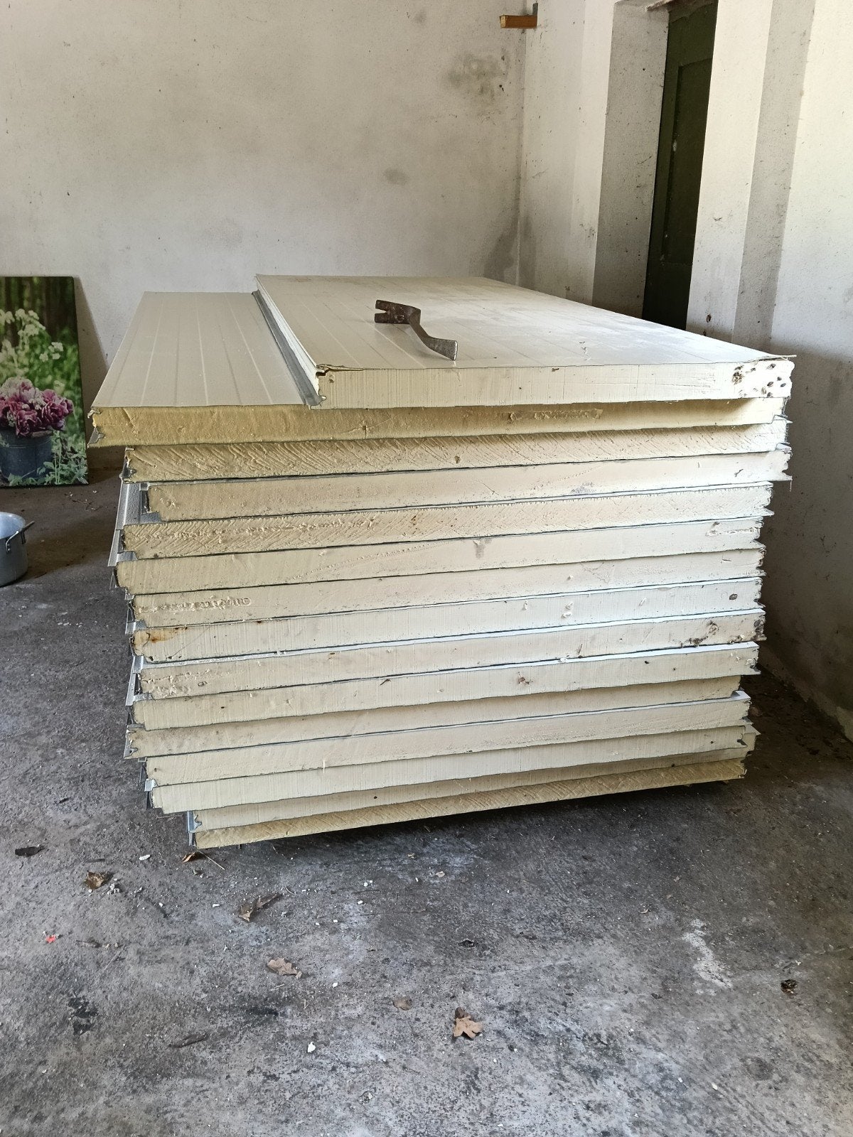 Sandwiche panelen,, Ophalen, Overige materialen, Minder dan 4 cm, 15 m² of meer