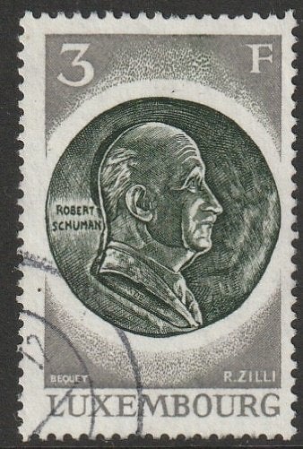 Luxemburg 1972 849  Robert Schuman, Gest, Ophalen of Verzenden, Luxemburg