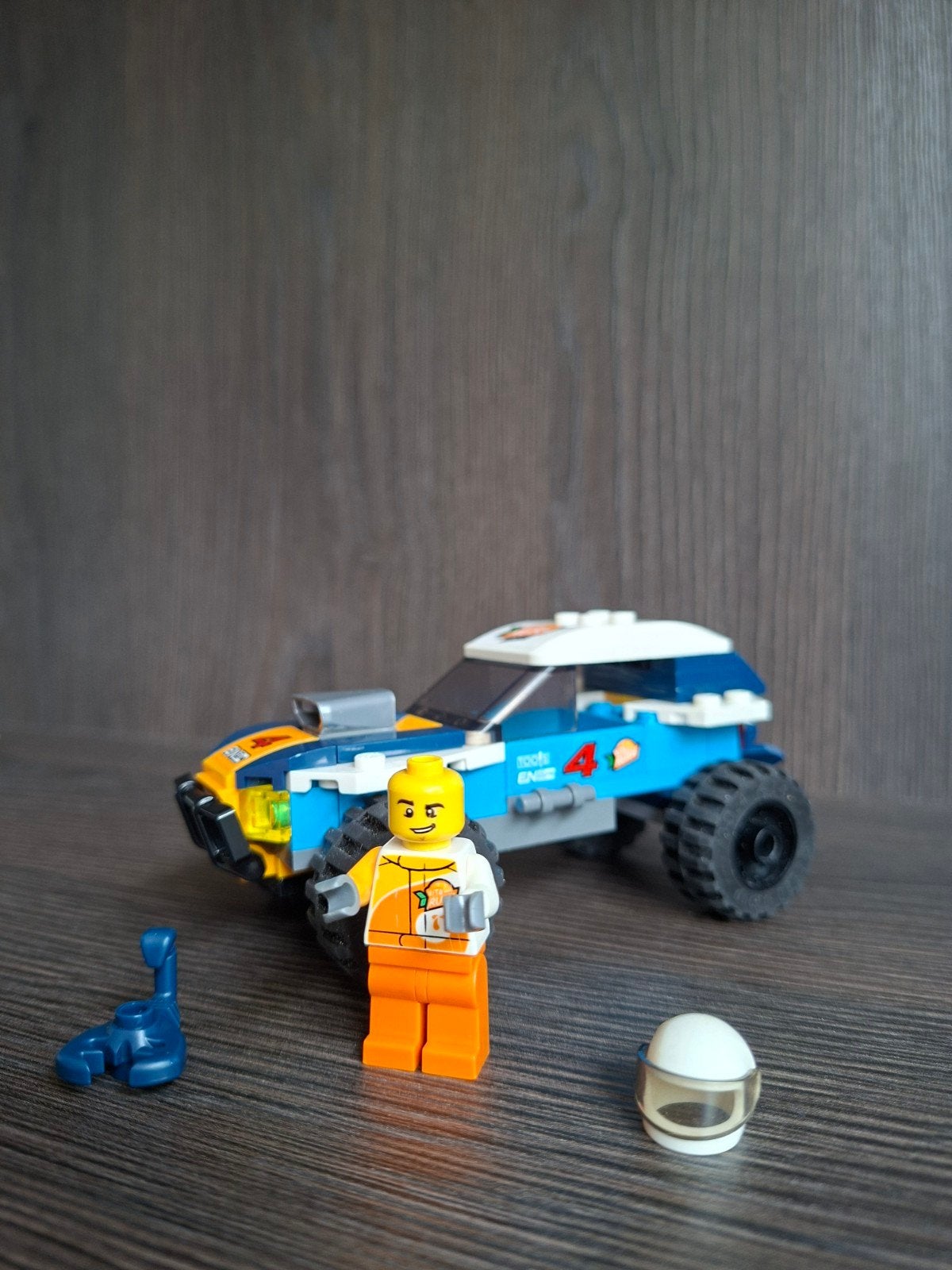 Lego city woestijn rally wagen 60218 compleet, Lego, Ophalen of Verzenden, Compleet, Complete set