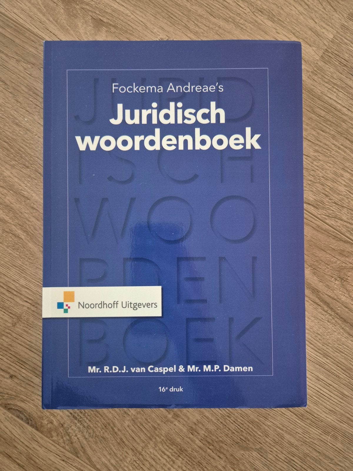 Juridisch woordenboek - Fockema Andreae's, Ophalen of Verzenden, Gamma, Mr. R.D.J. van Caspel & Mr. M.P. Damen, WO
