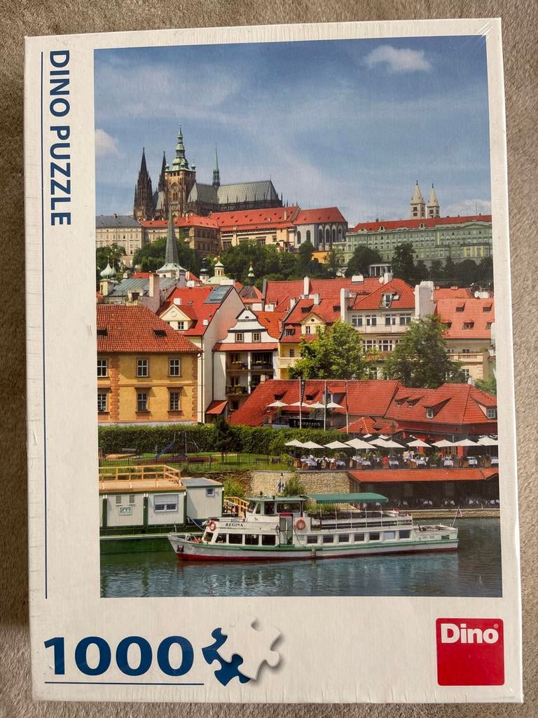 Dino Puzzel Praag 1000 stukjes - Nieuw in folie, Ophalen of Verzenden, 500 t/m 1500 stukjes, Nieuw, Legpuzzel