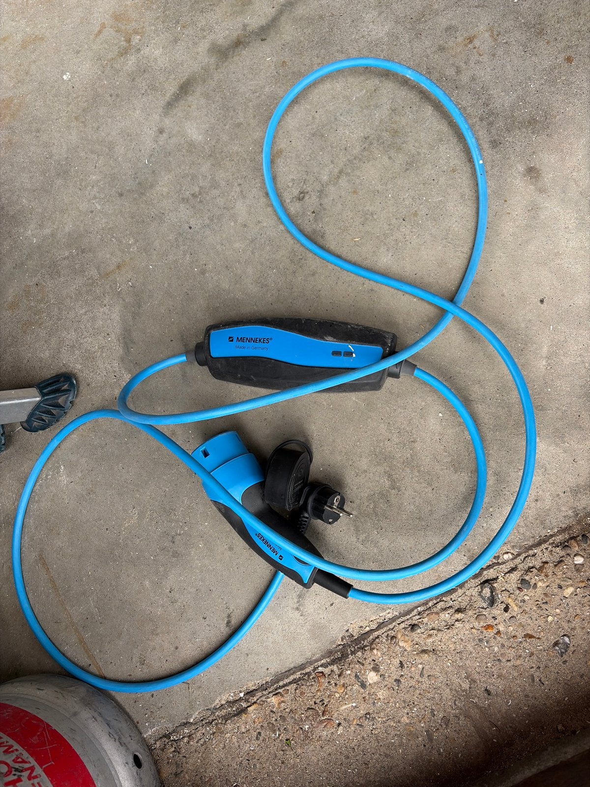 Mennekes Laadkabel - Type 2 naar Schuko (EVSE), Ophalen of Verzenden, Gebruikt, Laadkabel
