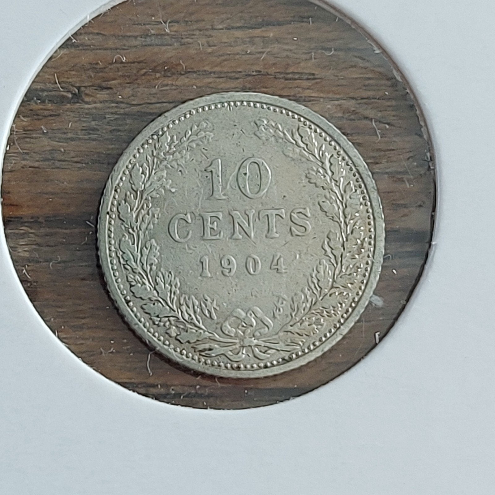 10 cent Wilhelmina 1904 zilveren munt, Ophalen, Koningin Wilhelmina, 10 cent