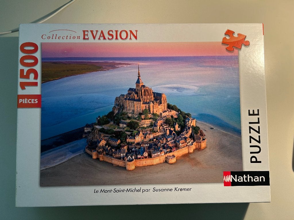 Legpuzzel, Verzenden, 500 t/m 1500 stukjes, Zo goed als nieuw, Legpuzzel