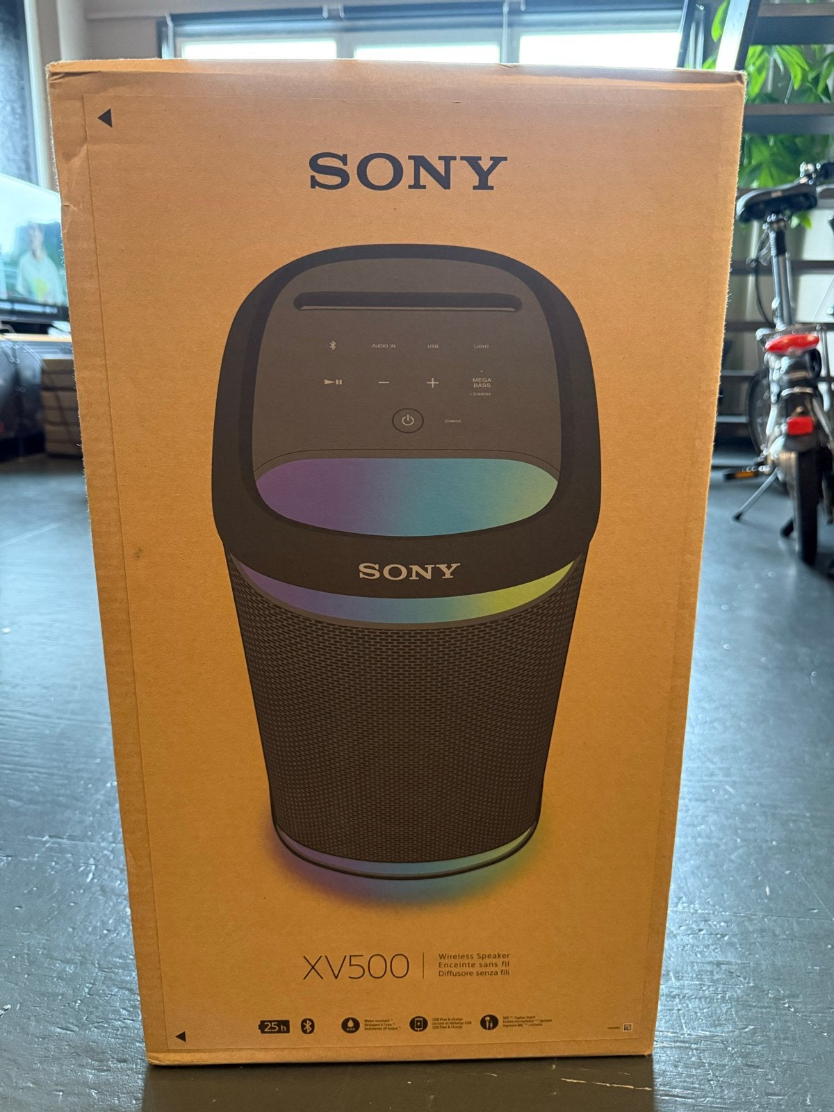 Sony XV500 Draagbare Party Speaker met Lichteffecten, Party speaker, Ophalen of Verzenden, Zo goed als nieuw, Sony