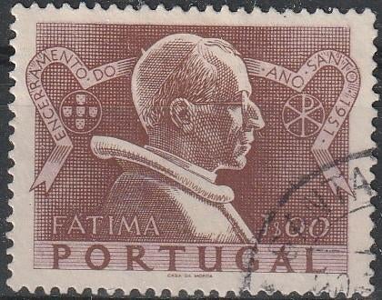 2094. Portugal 764 gest. Paus Pius, Postzegels en Munten, Ophalen of Verzenden, Portugal, Gestempeld