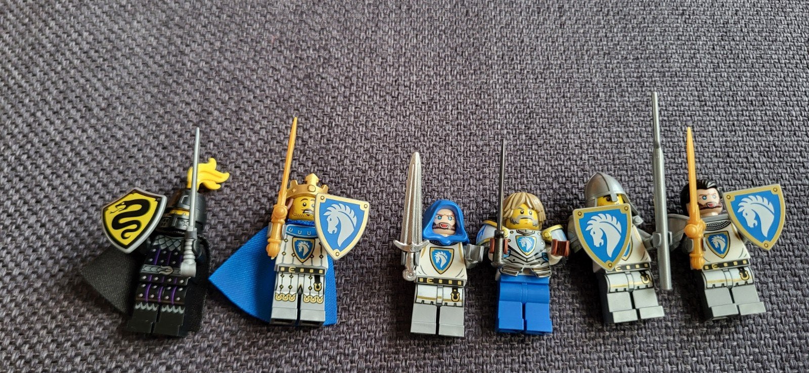 Lego ridders minifiguren - set van 6, Ophalen of Verzenden, Zo goed als nieuw