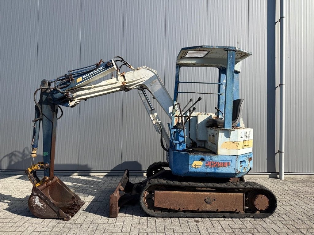 Komatsu PC28 minigraver - 2000KG - Binnendraaier - Met werk, Ophalen, Graafmachine