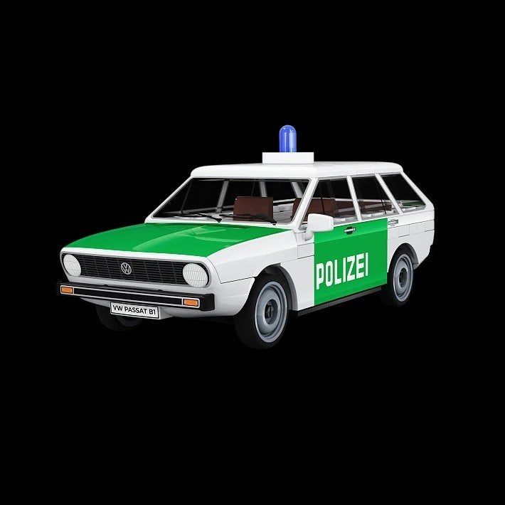 Cobi Volkswagen Passat B1 Variant Politie, Auto, 1:32 tot 1:50, Nieuw, Ophalen