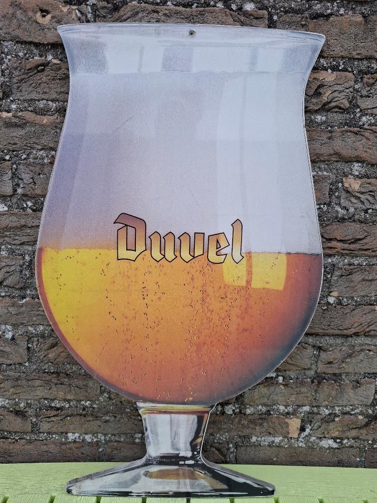 Groot houten Reclamebord Duvel, Ophalen of Verzenden, Nieuw, Reclamebord, Plaat of Schild, Duvel