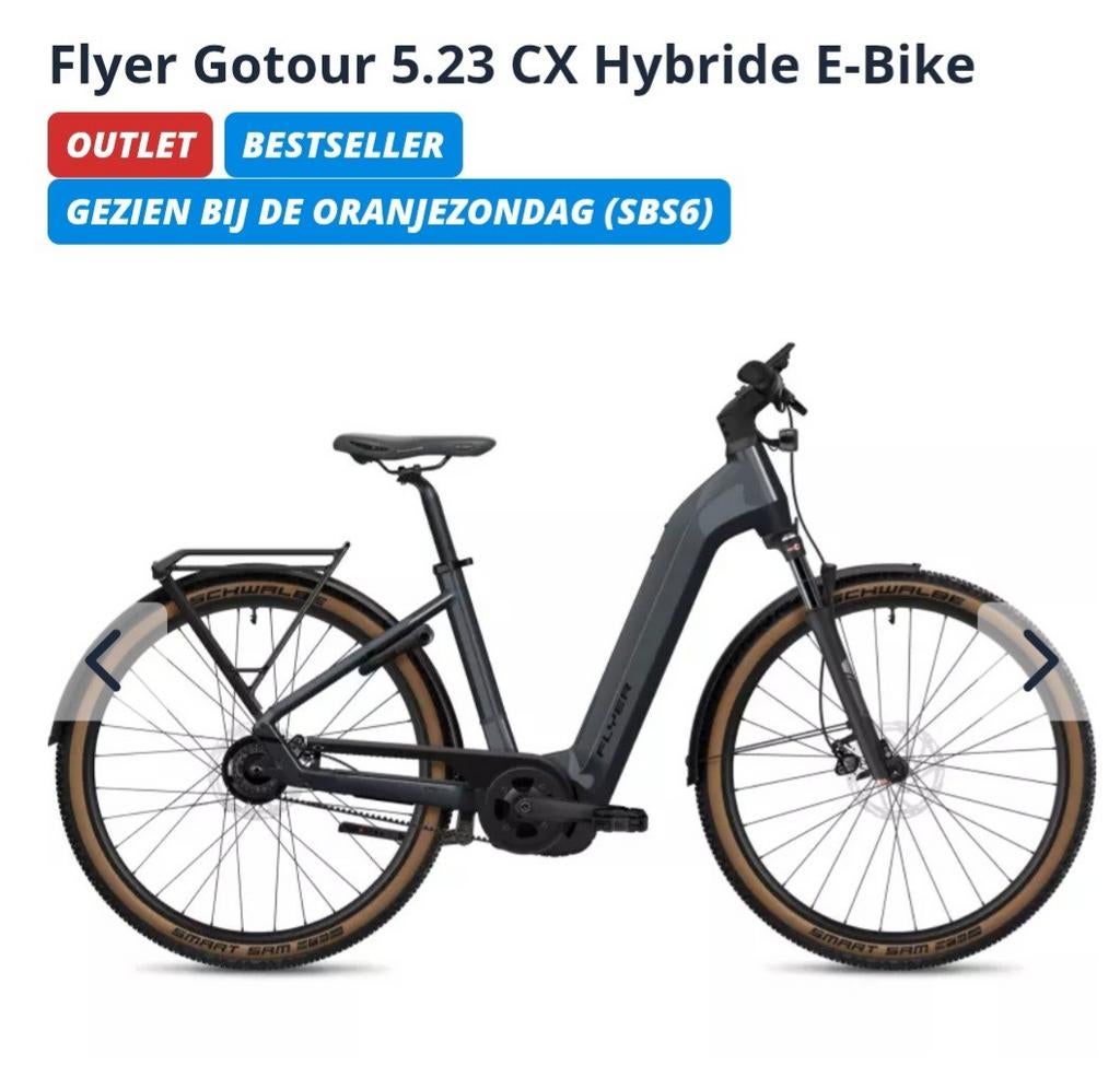 Mantel 500 euro kortingscode op Gotour 5.23 CX Hybride, Ophalen of Verzenden, Nieuw, Overige merken
