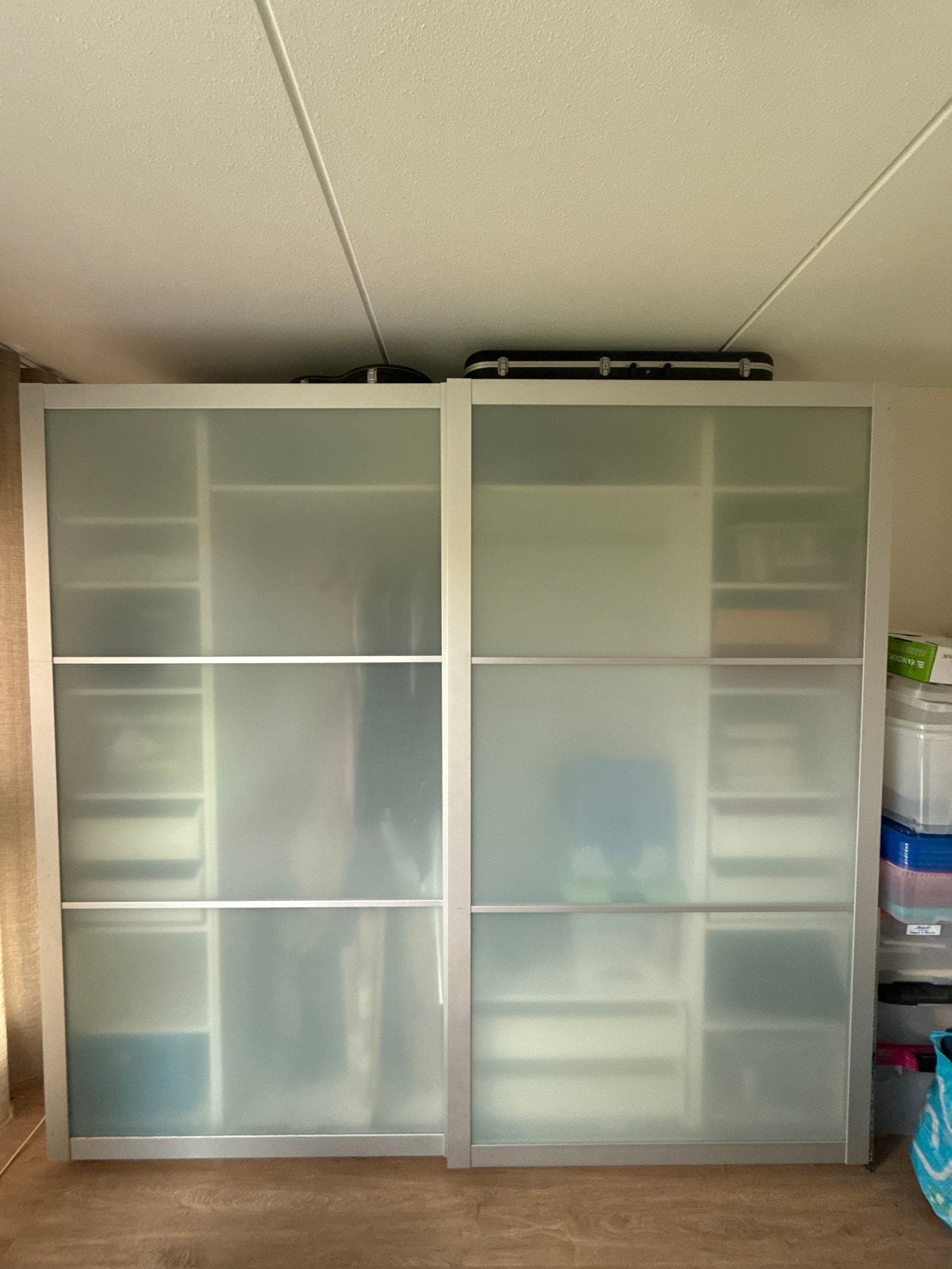 IKEA PAX Kledingkast met Schuifdeuren en Lades, Ophalen, Gebruikt, 200 cm of meer, 150 tot 200 cm