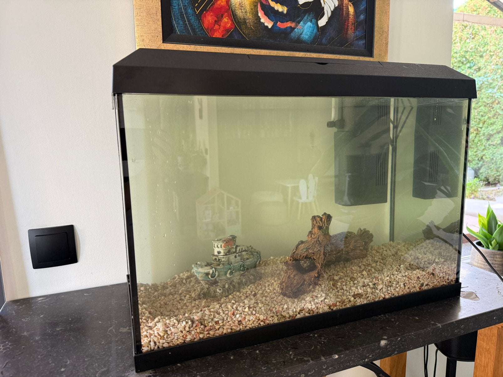 Juwel Aquarium 60 liter compleet met LED en decoratie, Ophalen, Gebruikt, Leeg aquarium