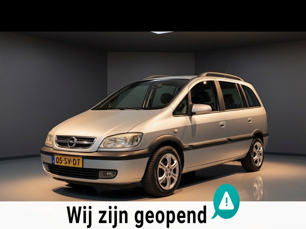 Opel Zafira 1.8-16V Elegance-7 persoons-automaat-airco-nette, Traction-control, 125 pk, Gebruikt, 4 cilinders