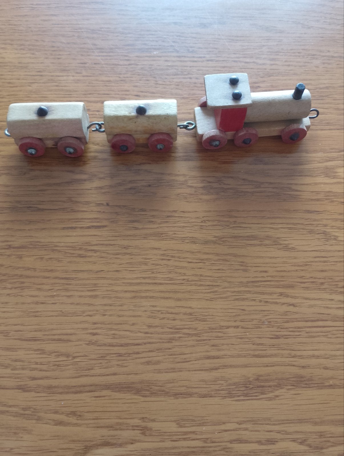 Houten speelgoedtrein met 3 wagons Alleen ophalen jaren 50, Antiek en Kunst, Antiek | Speelgoed, Ophalen