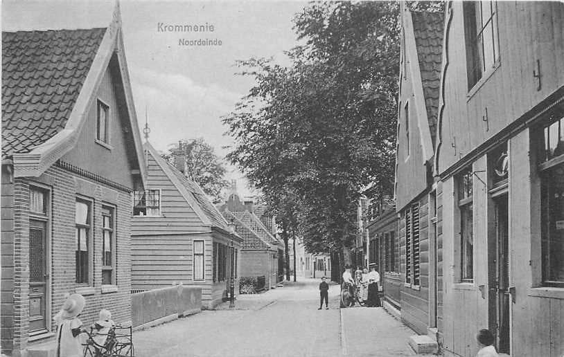 380-674-003 Krommenie Noordeinde, Verzamelen, Ansichtkaarten | Nederland, Verzenden, Voor 1920, Noord-Holland
