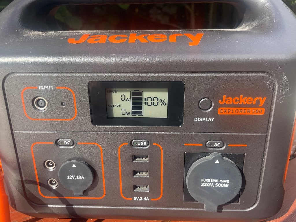Jackery Draagbare powerstation 500 W met zonnepaneel 80 W