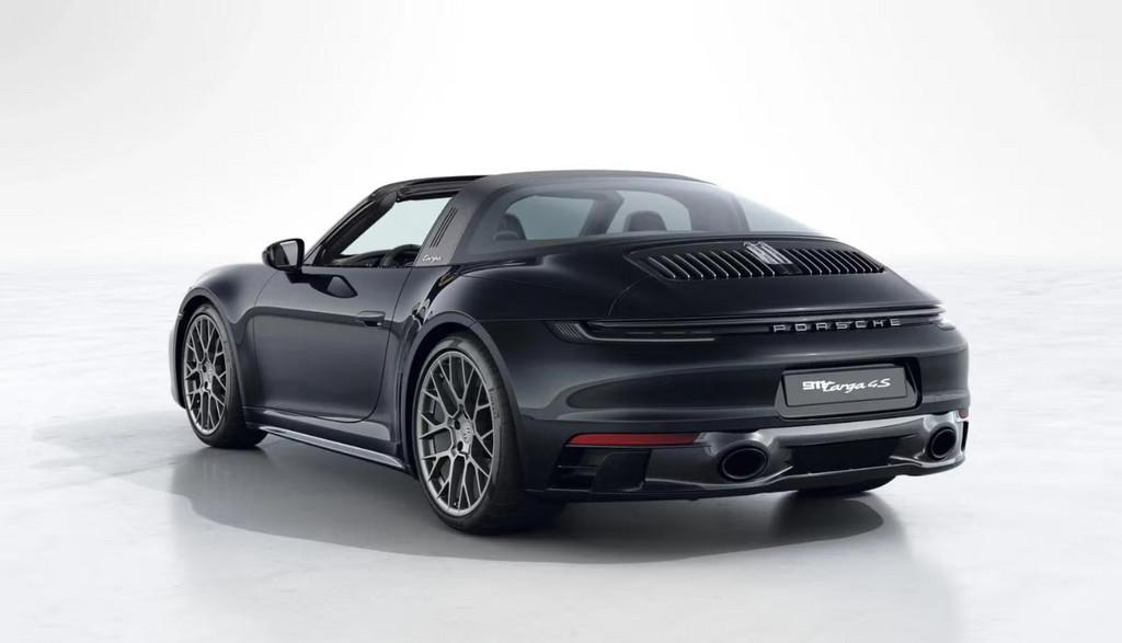 Porsche 911 Targa 4S, Auto's, Porsche, Gebruikt, Zwart, Vierwielaandrijving, Automatische klimaatregeling