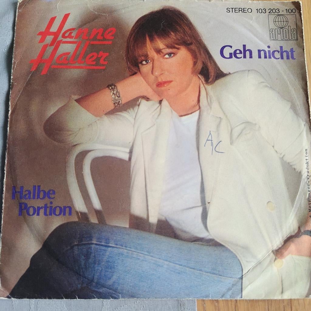 Hanne Haller - Geh nicht / Halbe Portion (Single), Ophalen of Verzenden, 7 inch